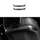 For Benz S-Class W222 2014 2015-2020 Dry Carbon Fiber Seat Backrest Strip Trim