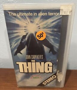 New ListingThe Thing (1982)  MCA VHS John Carpenter Horror Alien Terror