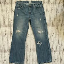 Rock & Republic Jeans Mens 36 X 30 Henlee Blue Cotton Ripped Distressed