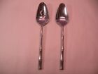 New ListingSet Of 2 Towle Supreme Cane Pattern Serving Spoon Spoons Stainless Steel GB2 SCC