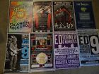Lot of 8 Vintage Ed Turner and # 9 Concert Posters Augusta Georgia