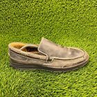 Cole Haan Distressed Mens Size 13M Brown Casual Classic Boat Shoes Loafer C12360