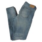 PacSun Stacked Skinny Jeans Mens 34x32 Comfort Stretch Destroy Distressed Denim