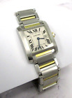 Cartier 2465 Ladies Tank Francaise Midsize Steel & Gold Quartz Watch - Fits 7.75