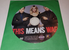 New ListingThis Means War DVD, 2012 DISC ONLY Free Shipping /w Tracking TESTED