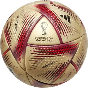 Al Hilm GOLD Adidas 2022 FIFA World Cup Qatar  Match Soccer Ball Size 5