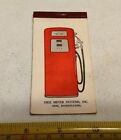 Vintage 1957 Erie PA Meter System Gas Pump Advertising Notepad