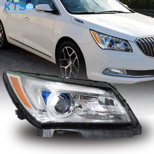 Passenger Right Headlight For 2014-16 Buick LaCrosse Projector Halogen w/LED DRL (For: 2015 Buick LaCrosse)
