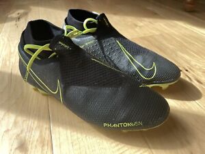 Nike Phantom Vision VSN Elite DF FG Soccer Cleats - 8.5 - ACC Black Green