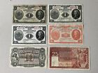 LOT OF 6 WORLD BANK NOTES.
