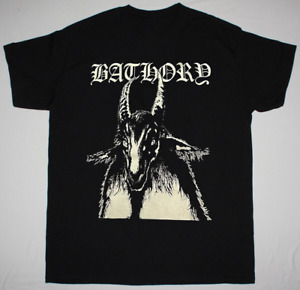 Rare Bathory 90s Band Music Short Sleeve Cotton Black All Size Shirt