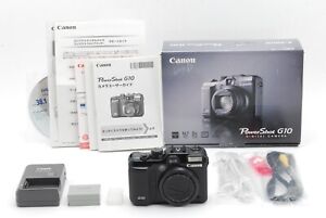 [NEAR MINT in Box ] Canon Power Shot G10 14.7MP Digital Camera Black From JAPAN
