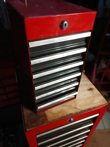 Craftsman USA 6 Drawer Tool Caddy Side Box Vintage 9-1/8” wide