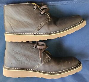LL Bean Boots Womens 7.5 M Stonington Chukka Brown Leather Lace Up 507145.  (Gs)