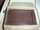 Levenger Luxe Leather Pocket Briefcase Chocolate Brown RETIRED NIB