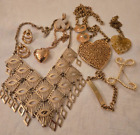 Jewelry lot Sarah Cov necklace pendants earrings bracelet brooch rhinestones416A