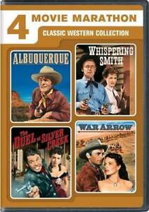 4 Movie Marathon: Classic Western Collection (Albuquerque / Whisperi - VERY GOOD