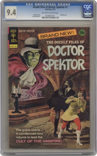 Occult Files of Doctor Spektor #1 CGC 9.4 1973 Gold Key 0132811011
