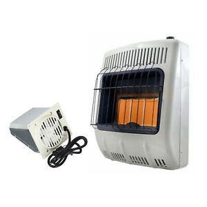 Mr. Heater Vent Free 20,000 BTU Radiant Natural Gas Heater with Blower Fan Kit