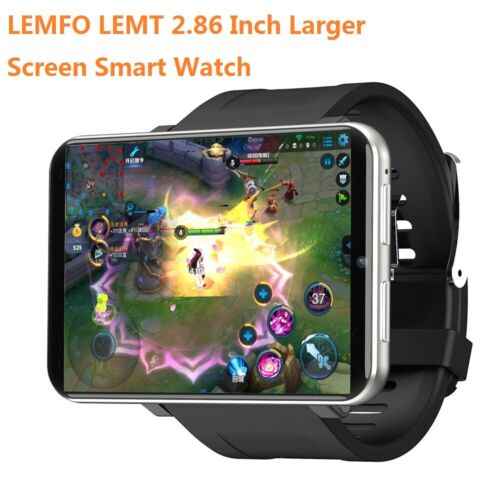 2.86 Inch Larger Screen 4G LTE Smart Watch Phone LEMFO LEMT 3GB+32GB 5MP Camera