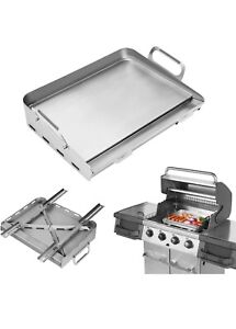 Griddle for Gas Grill & Stove Top, Stainless Steel Flat Top Grill with Removable