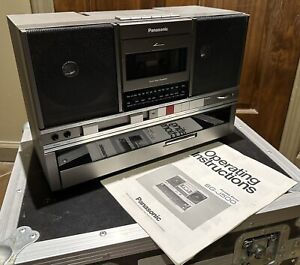 Vintage 1984 Panasonic SG-J500 Boombox Record Player Cassette Tape Radio SGJ500