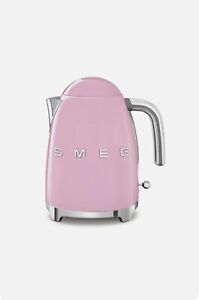 SMEG Electric Kettle 3 Cups Stainless Steel Chrome Handle 120V (PINK)