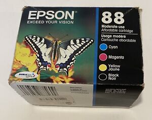 Epson 88 Moderate Use Black and Color Combo Cartridge Ink Best Before: 10/21