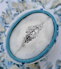 Wedding Diamond Ring 18K White Gold 1.40 Carat Oval Cut IGI GIA Lab Grown