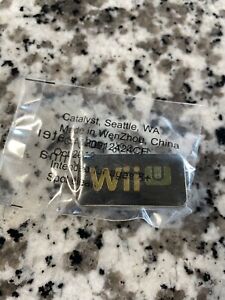 Official Nintendo Wii U Promotional Pin Sealed Rare WiiU