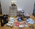 huge video game & accessory lot tested 47 items Wii PS3 Sega GameCube Rock Band