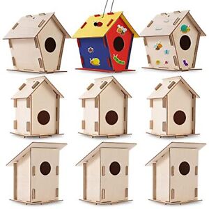 15 Diy Bird House Kits for Children to Build Wood Birdhouse Kits for Kids Paint