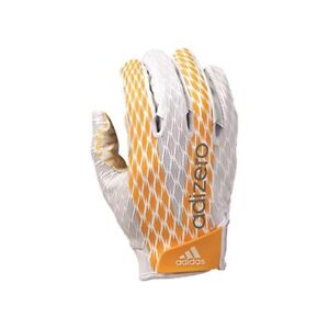 Adidas adiZero 5-Star 4.0 Adult Football Receiver Gloves, white/Gold