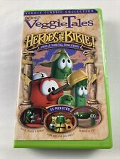 VeggieTales Heroes of the Bible VHS Video Tape Stand Up Tall & Strong