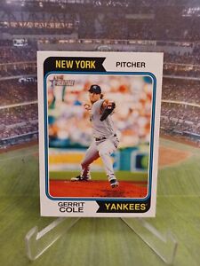 Gerrit Cole 2023 Topps Heritage Mini #324 /100 New York Yankees