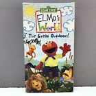 Sesame Street Elmo's World Great Outdoors VHS Video Tape PBS BUY 2 GET 1 FREE!