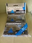 MEMOREX  MRX I 60  *FACTORY SEALED* Audio Cassette Tapes 1 Pair