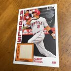 2019 Topps 1984 Topps Baseball Relics Albert Pujols #84R-AP Anaheim Angels