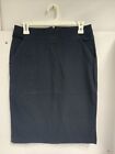 A New Day Ponte Black Pencil Skirt Size 6, New