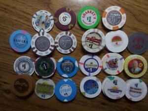 $1 CASINO CHIP - YOU PICK THE ONE YOU WANT - LAS VEGAS - RENO - NEVADA - S