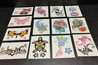 Sparkle Glitter Temporary Tattoos Lot of 13 Sea Turtle Wicked Vending Machine