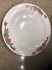 Fairfield POINSETTIA AND RIBBONS Christmas China dinnerware DINNER PLATE 10.5