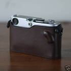 Mr.Zhou Brown Leather Half Case For Leica M3 M2 M4 M6 M7 MP without ASA cutout