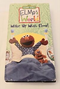 Elmos World - Wake Up With Elmo (VHS)