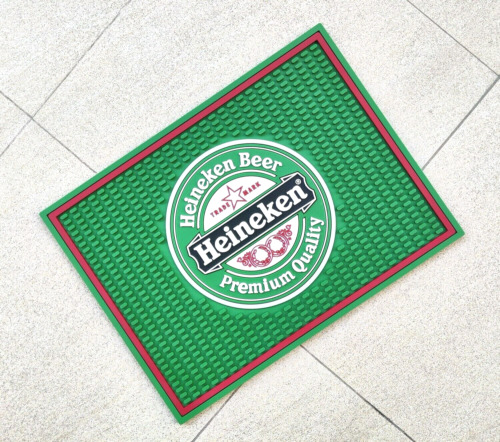 New Heineken Rubber beer mat bar mat spill mat bar runner drip mat beer coasters