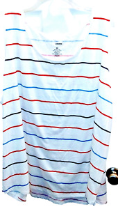 Women's Sonoma Plus size stripe tank Red, white &blue New w/tags Summer is here
