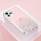 Girl Bling Glitter Case For iPhone 15 14 13 12 11 Pro Max XR X XS 7 8 Shockproof