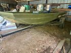 Used 16 ft flat bottom jon boat with trailer