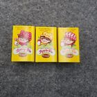 Fun World Fruit Scented Matchpack Pocket Dolls Lot Of  3 Apple Peach Berry 80s