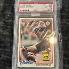 New Listing1978 TOPPS ORIOLES RC EDDIE MURRAY ALL STAR ROOKIE PSA GRADED 8 NM/MT